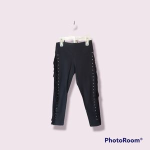 Girls Justice brand black leggings